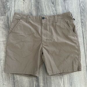 Wrangler Outdoor Mens Shorts 38 Brown Hiking Workwear